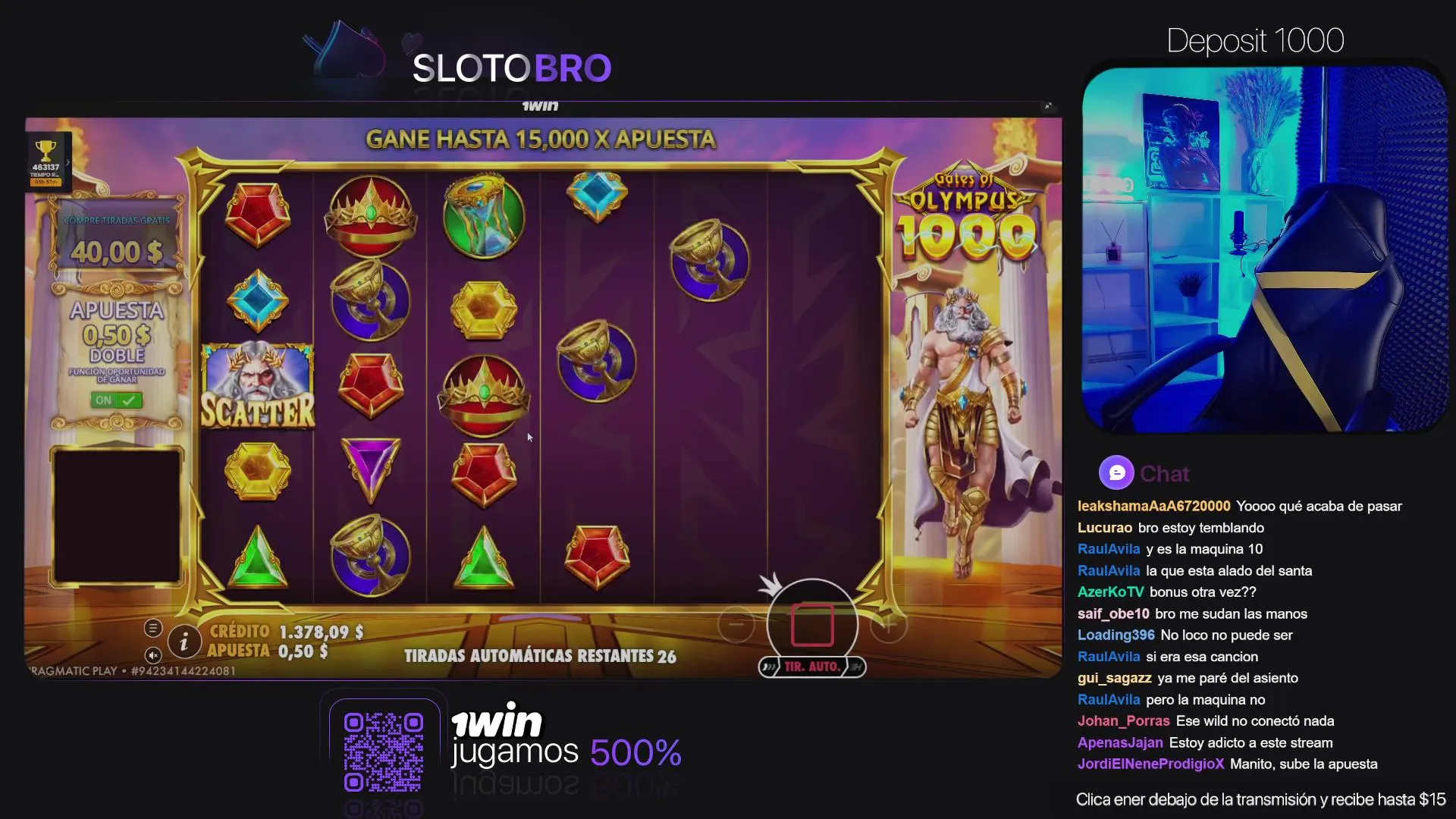 Contenido visual de slot con acabado futurista y limpio.