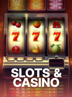Slot moderno con acabado oscuro y brillos intensos.